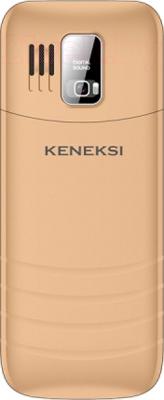 Мобильный телефон Keneksi S8 (Gold) - вид сзади