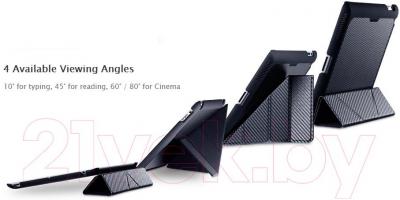 Чехол для планшета Cooler Master Yen Folio Carbon Texture C-IP4F-CTYF-SS - 4 угла обзора