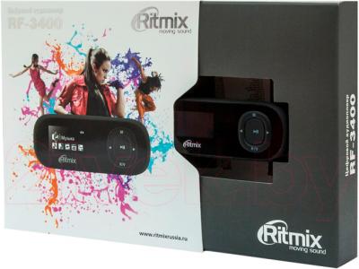 MP3-плеер Ritmix RF-3400 (4GB, черный) - в упаковке