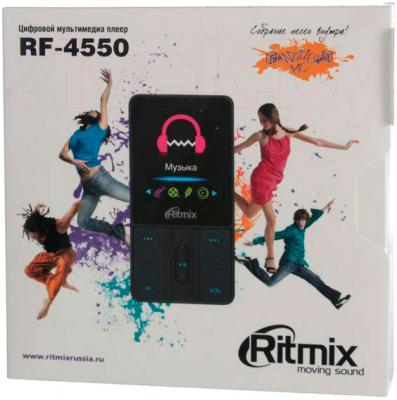 MP3-плеер Ritmix RF-4550 (4Gb, синий) - в упаковке