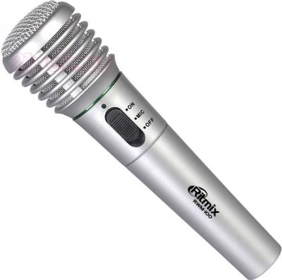 Микрофон Ritmix RWM-100 (титан) - общий вид