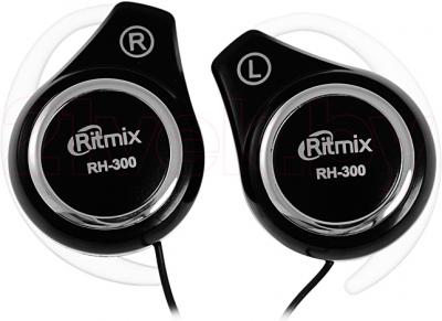 Наушники Ritmix RH-300 (черный) - общий вид