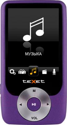 MP3-плеер Texet T-79 (8Gb, Purple) - общий вид