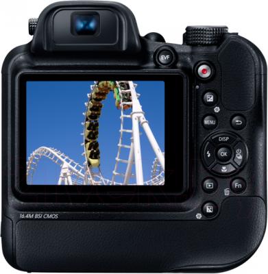 Компактный фотоаппарат Samsung WB2200 (Black) - вид сзади