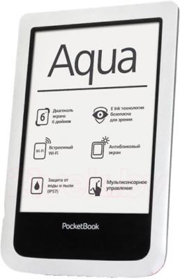 Электронная книга PocketBook Aqua 640 (белый) - общий вид