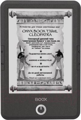 Электронная книга Onyx Boox T76ML Cleopatra (серый металлик) - общий вид