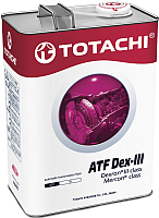 Трансмиссионное масло Totachi Niro ATF DEX III / 4589904523625 (4л) -