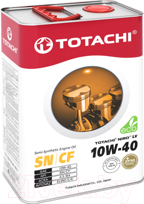 Моторное масло Totachi Niro LV SN/CF 10W40 / 4589904922039 (4л)