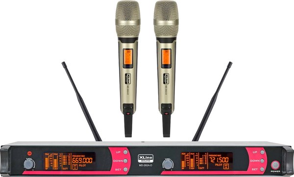 Радиосистема микрофонная XLine MD-262A-D