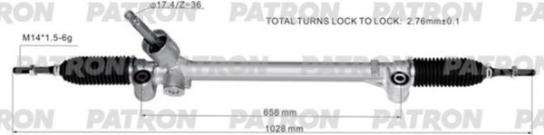Рулевая рейка Patron PSG1059