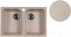 Миниатюра изображения товара Мойка кухонная Marblan Duas (гранит)