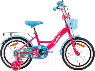 Детский велосипед AIST Lilo 18 2023 (розовый, разобранный, в коробке)
