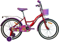 Детский велосипед AIST Lilo 16 2023 в коробке разобранный (16, красный) - 