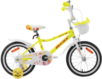 Детский велосипед AIST Wiki 16 2023 в коробке разобранный (16, желтый) - 