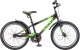 Детский велосипед STELS Pilot 20 200 VC (11, черный/салатовый, разобранный, в коробке) - 