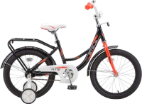 Детский велосипед STELS Flyte 16 в коробке разобранный (11 черный/красный) - 