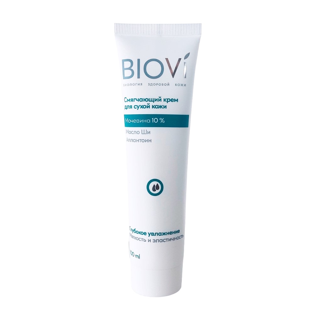 Крем для лица Biovi Смягчающий для сухой кожи мочевина 10% (100мл)