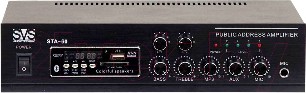 Трансляционный микшер-усилитель SVS Audiotechnik STA-60