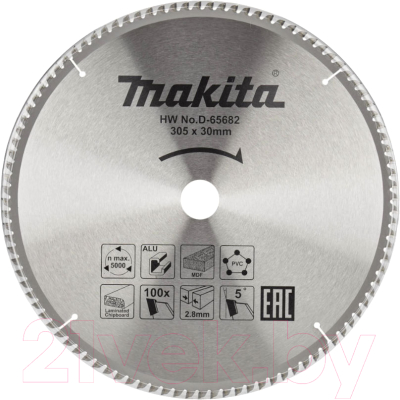 Пильный диск Makita D-65682