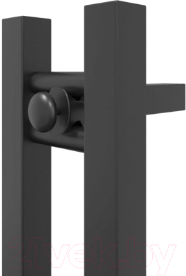 Полотенцесушитель электрический Teymi Helmi Stick 10x120 / E80350 (с таймером, левое/правое, черный)