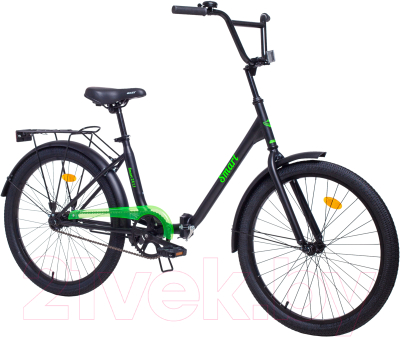Велосипед AIST Smart 24 1.1 24 2023 (черный/зеленый)