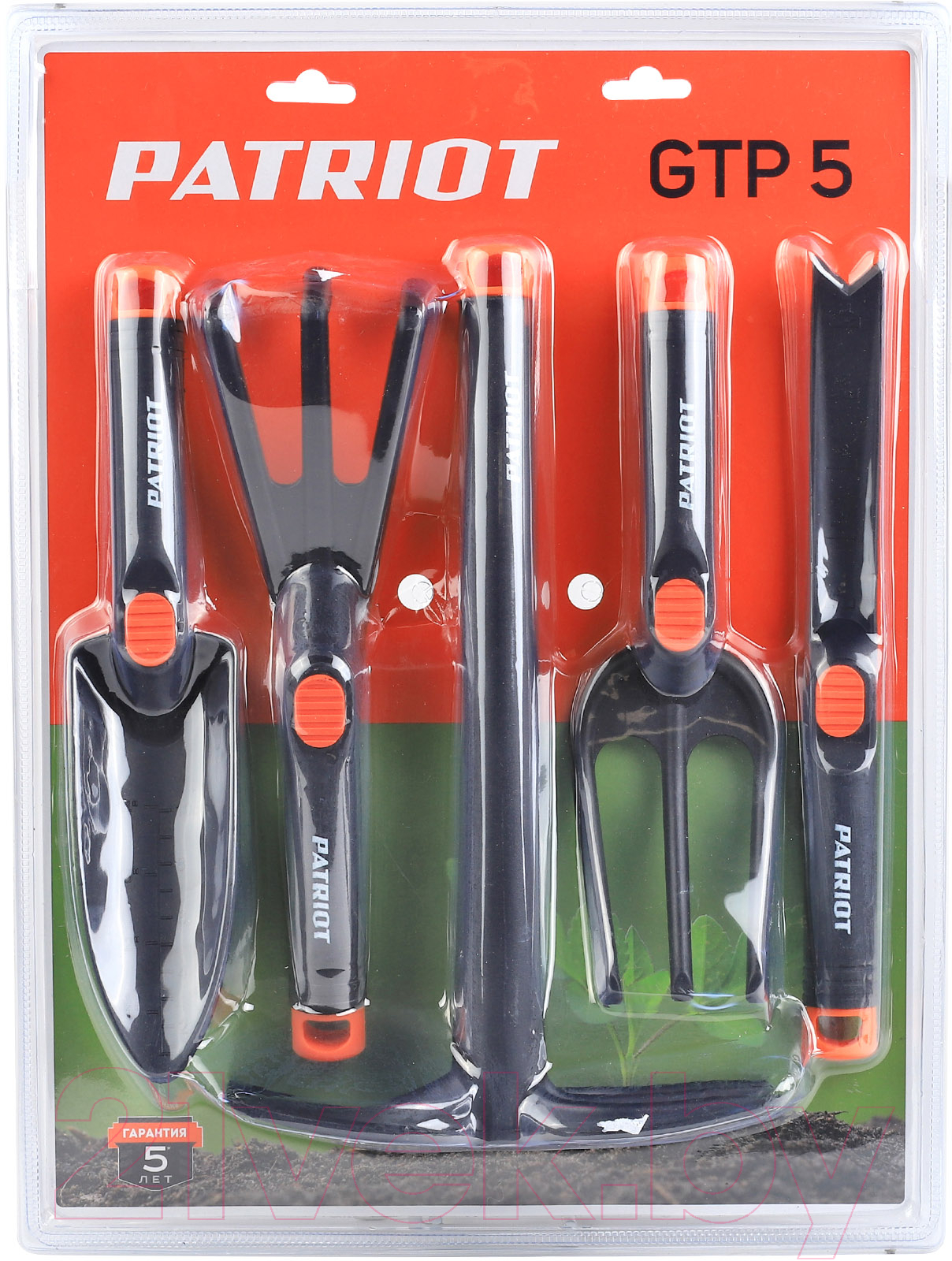 Набор садовых инструментов PATRIOT GTP5