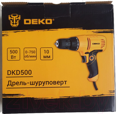 Дрель-шуруповерт Deko DKD500 / 083-1002
