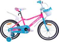 Детский велосипед AIST Wiki 18 2024 (розовый, разобранный, в коробке) - 