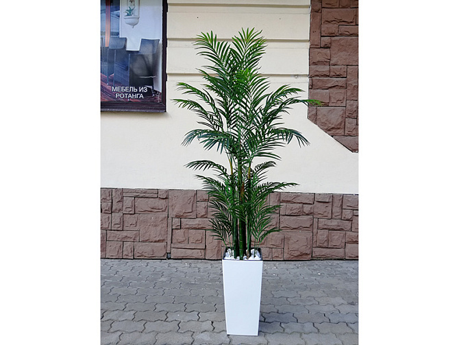 Искусственное растение ForGarden Пальма Арека 150 в белом горшке BN10902 — фото 2