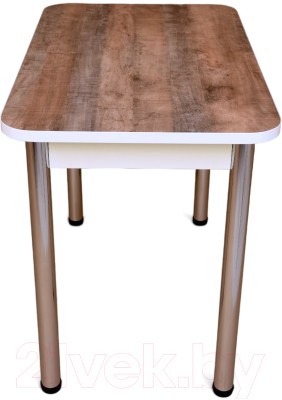 Обеденный стол СВД Юнио 110x70 / 004.П18.Х (австралийское дерево/хром)