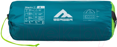 Палатка Berger Hiking Brio 1 / BHB241T-01 (зеленый)