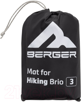 Пол для палатки Berger Hiking Mat for Brio 3 / BHMB324FP-01 (темно-серый)