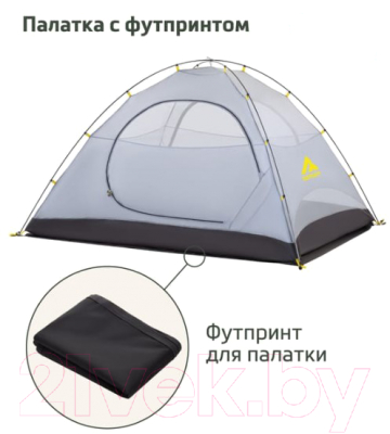 Пол для палатки Berger Hiking Mat for Brio 4 / BHMB424FP-01 (темно-серый)