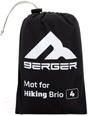 Пол для палатки Berger Hiking Mat for Brio 4 / BHMB424FP-01 (темно-серый)