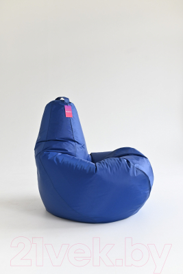 Бескаркасное кресло Mio Tesoro Груша XL / GF-110x75-SI (синий)