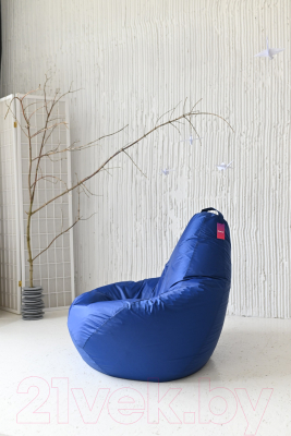 Бескаркасное кресло Mio Tesoro Груша XL / GF-110x80-SI (синий)