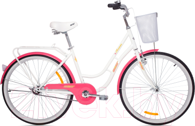 Велосипед AIST Avenue 26 (белый/розовый, разобранный, в коробке)