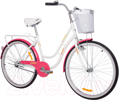 Велосипед AIST Avenue 26 (белый/розовый, разобранный, в коробке)