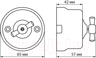 Выключатель TDM Болонь SQ1820-0110 (мраморный)