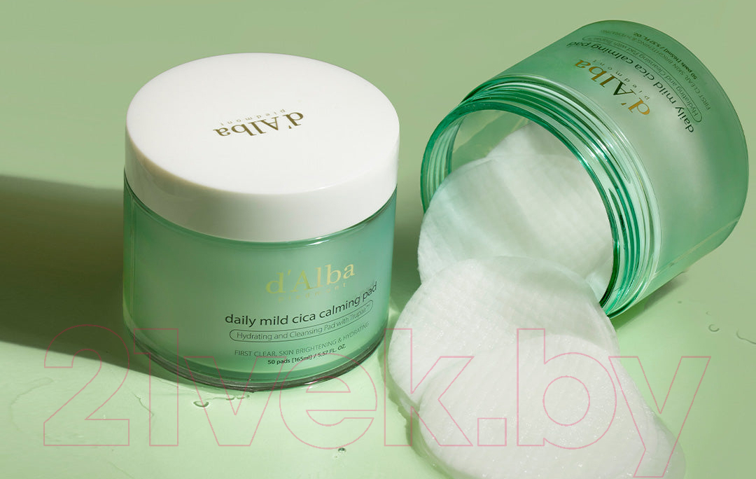 Пэд для лица d'Alba Daily Mild Cica Calming Pad