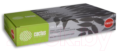 Тонер-картридж Cactus CS-TK675