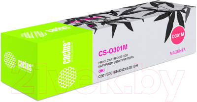 Тонер-картридж Cactus CS-O301M