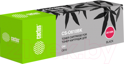 Тонер-картридж Cactus CS-O610BK