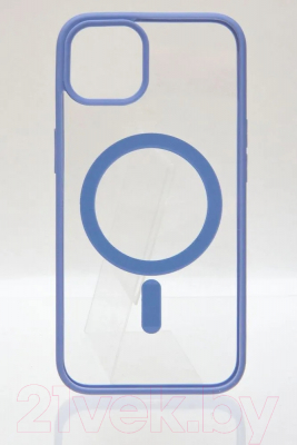 Чехол-накладка Case Acrylic MagSafe для iPhone 14 (голубой)