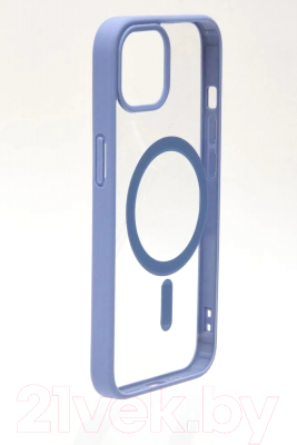 Чехол-накладка Case Acrylic MagSafe для iPhone 14 (голубой)