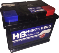 Автомобильный аккумулятор Herts Berg PREMIUM60 (60 А/ч) - 
