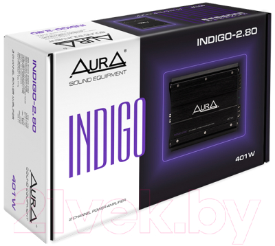 Автомобильный усилитель AURA Indigo-2.80