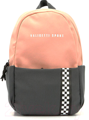 Рюкзак Valigetti 308-M11-GPK (серый/розовый)