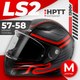 Мотошлем LS2 FF353 Rapid 2 Circuit (M, черный/красный) - 