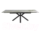 Миниатюра изображения товара Обеденный стол Signal Columbus 160-240x90 (Amber Bianco белый/черный)